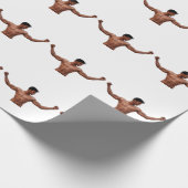 Modell der männlichen Fitness Thunder_Cove Geschenkpapier (Ecke)