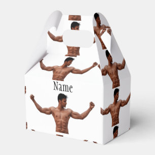 Modell der männlichen Fitness Thunder_Cove Geschenkschachtel