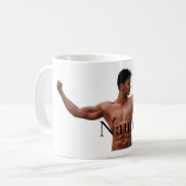 Modell der männlichen Fitness Thunder_Cove Kaffeetasse (Vorderseite Links)