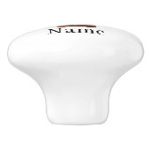 Modell der männlichen Fitness Thunder_Cove Keramikknauf (Seitenansicht)