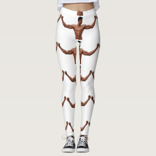 Modell der männlichen Fitness Thunder_Cove Leggings