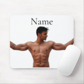 Modell der männlichen Fitness Thunder_Cove Mousepad (Mit Mouse)