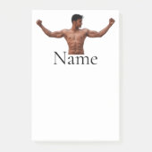 Modell der männlichen Fitness Thunder_Cove Post-it Klebezettel (Vorderseite)