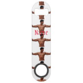 Modell der männlichen Fitness Thunder_Cove Speed Flaschenöffner (Vorderseite)