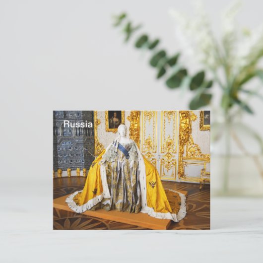 Modell der russischen Königin Postkarte (Stehend Vorderseite)