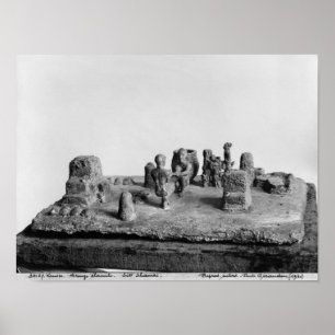 Modell der "sitzen Shamsi" Zeremonie Poster