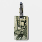 MODELL DES KRANZBETREIBERS Nr. 2 FRÜHZEITIG CLEVEL Gepäckanhänger (Rückseite vertikal)