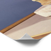 Modell einer Bier machenden Frau, Altes Königreich Poster (Ecke)