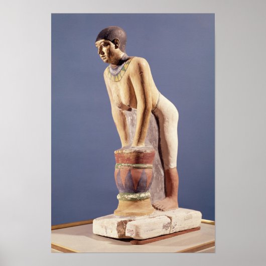 Modell einer Bier machenden Frau, Altes Königreich Poster (Vorne)