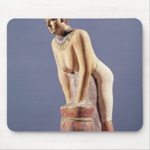 Modell einer Frau, die Bier, altes Königreich Mousepad