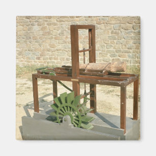 Modell einer hydraulischen Säge Magnet