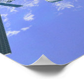 Modell einer Internationalen Raumstation Poster (Ecke)