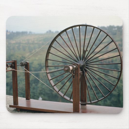 Modell einer Spinnmaschine Mousepad (Vorne)