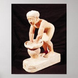 Modell eines Bierherstellers aus Saqqara Poster