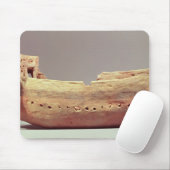 Modell eines Bootes mit einem Hoch kacken Mousepad (Mit Mouse)