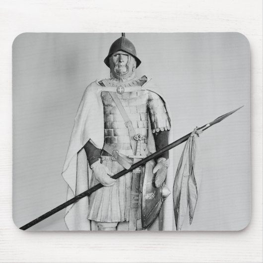 Modell eines Carolingian Cavalryman Mousepad (Vorne)