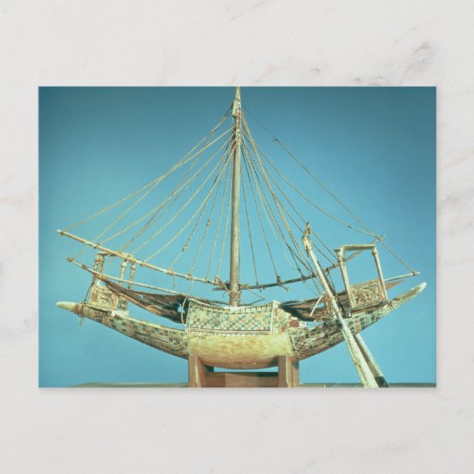 Modell eines der Boote des Pharao Postkarte (Vorderseite)