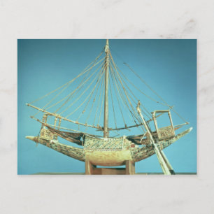 Modell eines der Boote des Pharao Postkarte