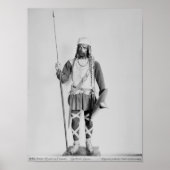 Modell eines fränkischen Kriegers Poster (Vorne)