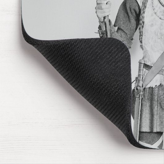 Modell eines Frankish Kriegers Mousepad (Ecke)