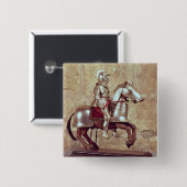 Modell eines gepanzerten Pferds und des Reiters, Button (Vorne & Hinten)