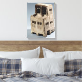 Modell eines Hauses (Kalkstein) Leinwanddruck (Insitu (Schlafzimmer))