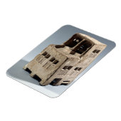 Modell eines Hauses (Kalkstein) Magnet (Linke Seite)