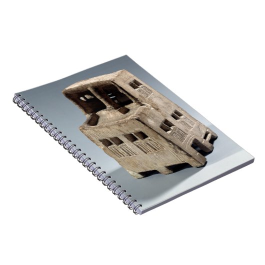 Modell eines Hauses (Kalkstein) Notizblock (Rechte Seite)