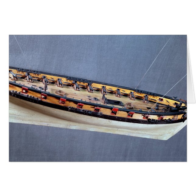Modell eines Piratenschiffs, c.1810 (Vorderseite (Horizontal))