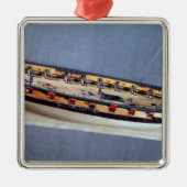 Modell eines Piratenschiffs, c.1810 Silbernes Ornament (Vorne)