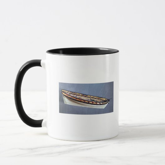 Modell eines Piratenschiffs, c.1810 Tasse (Links)