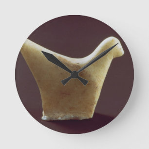 Modell eines Vogels, frühes Cycladic, c.2800-2300 Runde Wanduhr