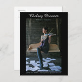 Modell-Entertainer-Comp-Karte Promo-Postkarte Postkarte (Vorne/Hinten)