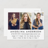 Modell-Foto-Comp-Karte - Postkarte (Vorne/Hinten)