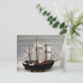 Modell Fram, das von Nansen verwendete Schiff Postkarte (Stehend Vorderseite)