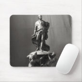 Modell für das Monument von Louis XV Mousepad (Mit Mouse)