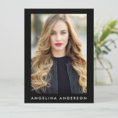 Modell für die Comp-Karte schwarz - 4 Foto hinten (Stehend Vorderseite)