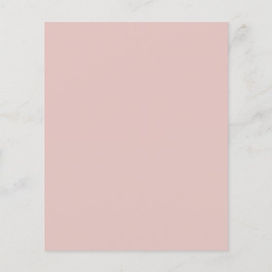 Modell für die Schönheit der Geschäftswelt rosa Flyer (Hinten)