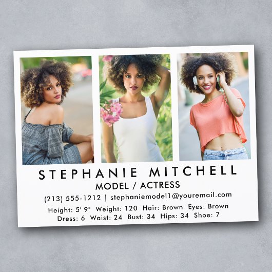 Modell-Hauptplatine - 3 Foto Was? Einladung