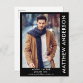 Modell-Hauptplatine-Postkarte schwarz - Seitlicher Postkarte (Vorne/Hinten)