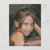 Modell Kopfschuss Comp Card Zeds Postkarte (Vorderseite)