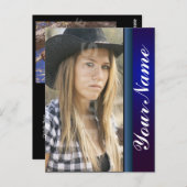 Modell Kopfschuss Comp Card Zeds Postkarte (Vorne/Hinten)