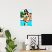 Modell lilly Ruiz in Hot Lingerie Poster (Heimbüro)