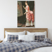 Modell Making Mischief (von Raimundo de Madrazo) Leinwanddruck (Insitu (Schlafzimmer))