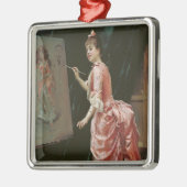 Modell Making Mischief (von Raimundo de Madrazo) Ornament Aus Metall (Links)