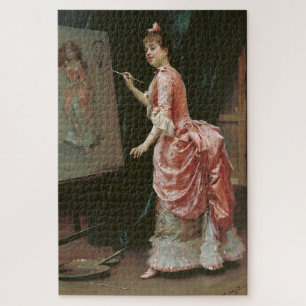 Modell Making Mischief (von Raimundo de Madrazo) Puzzle