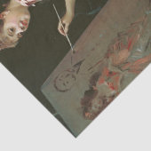 Modell Making Mischief (von Raimundo de Madrazo) Seidenpapier (Detail)