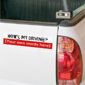 Modell nach dem Prinzip "hows-my-drive" Autoaufkleber (Auf Lkw)