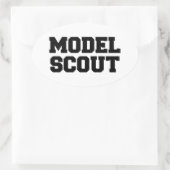 MODELL OVALER AUFKLEBER (Tasche)