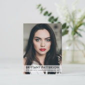 Modell Schauspieler 1 Foto Comp Card Postkarte Was (Stehend Vorderseite)